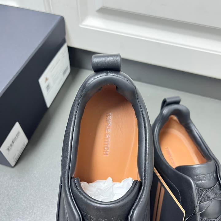 Zegna Triple Stitch™ Monte Perforated Casual Shoes in White Smooth