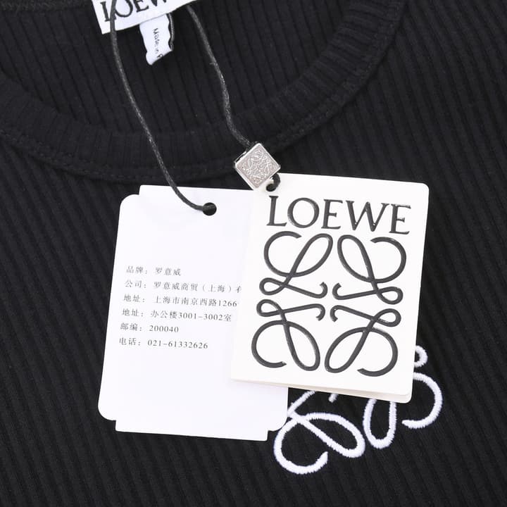 Loewe Classic Embroidered Tank Top – 2023SS in White