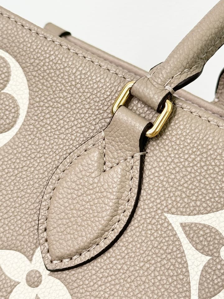 Louis Vuitton OnTheGo Medium Handbag in Elephant Gray Monogram