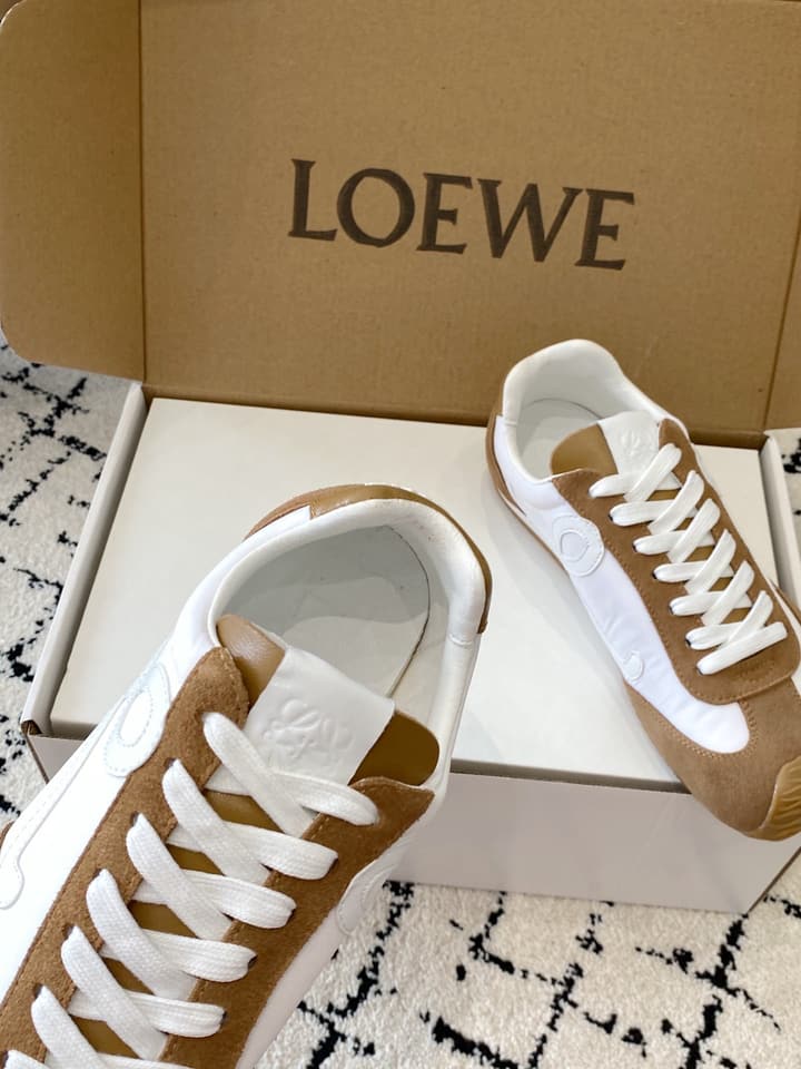 Loewe Ballet Runner Sneakers in Charcoal Grey