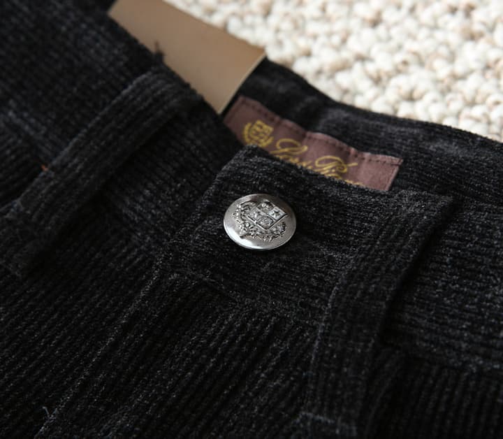 Loro Piana Corduroy Business Casual Trousers – Autumn/Winter in Coffee Brown