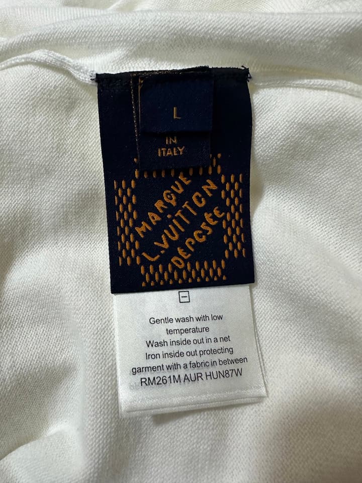 Louis Vuitton Button Pullover Polo Shirt – 24SS in Navy Blue