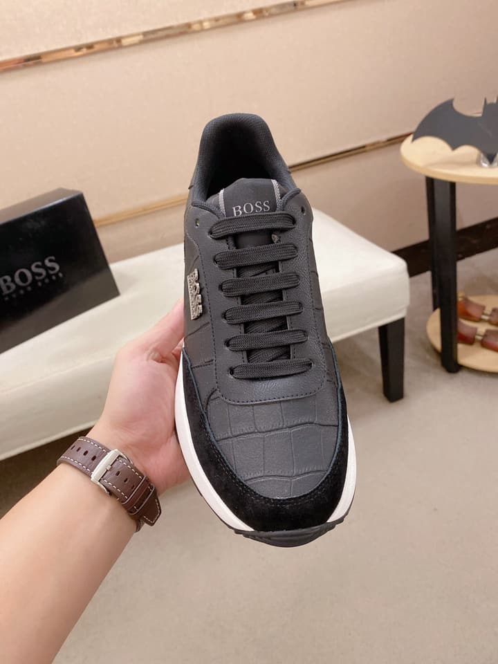 Boss Latest Casual Men's Sneakers in Dark Gray