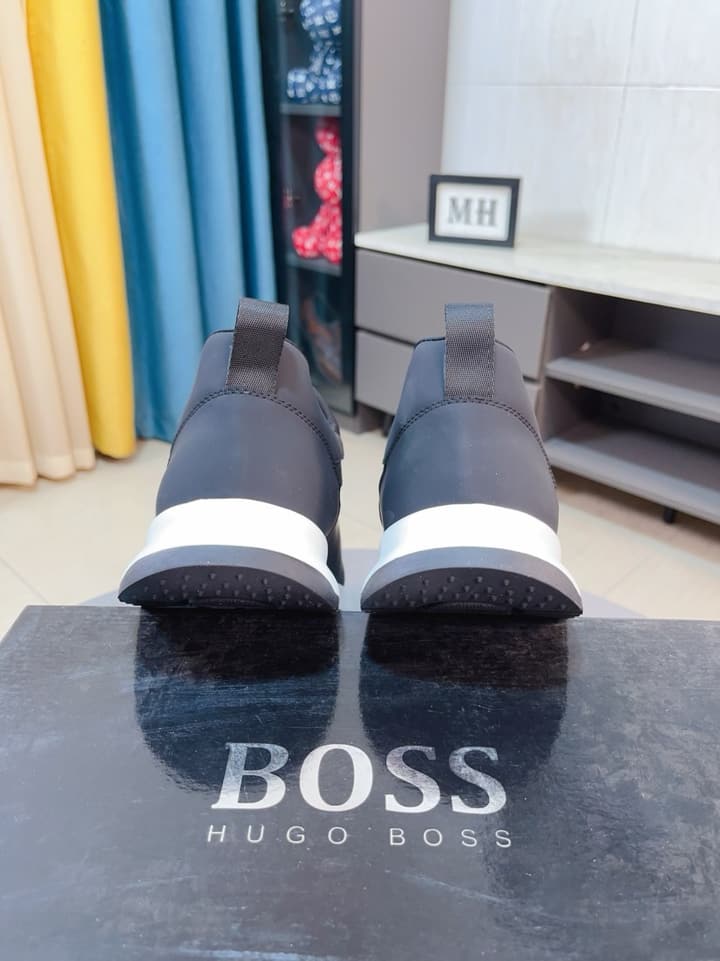 Boss Classic Suede and Waterproof Casual Sneakers