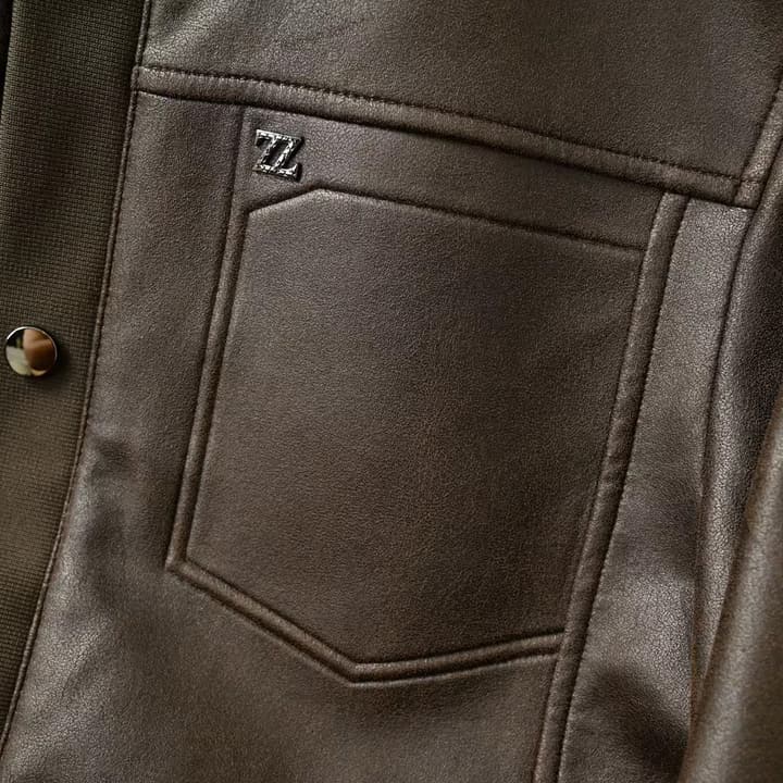 Zegna Lapel Leather Jacket – 2025FW in Classic Black