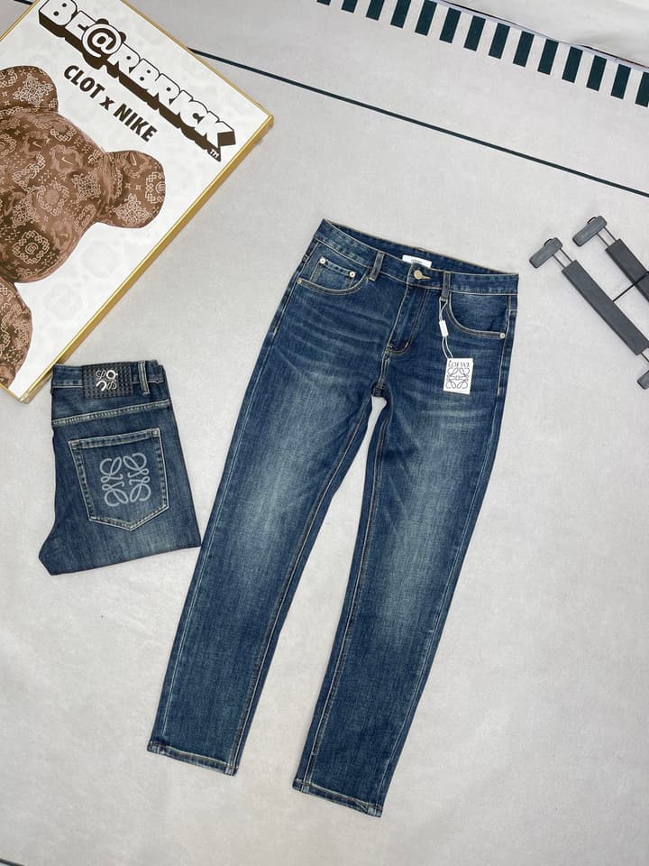 Loewe Collaborative Slim-Fit Tapered Denim Jeans