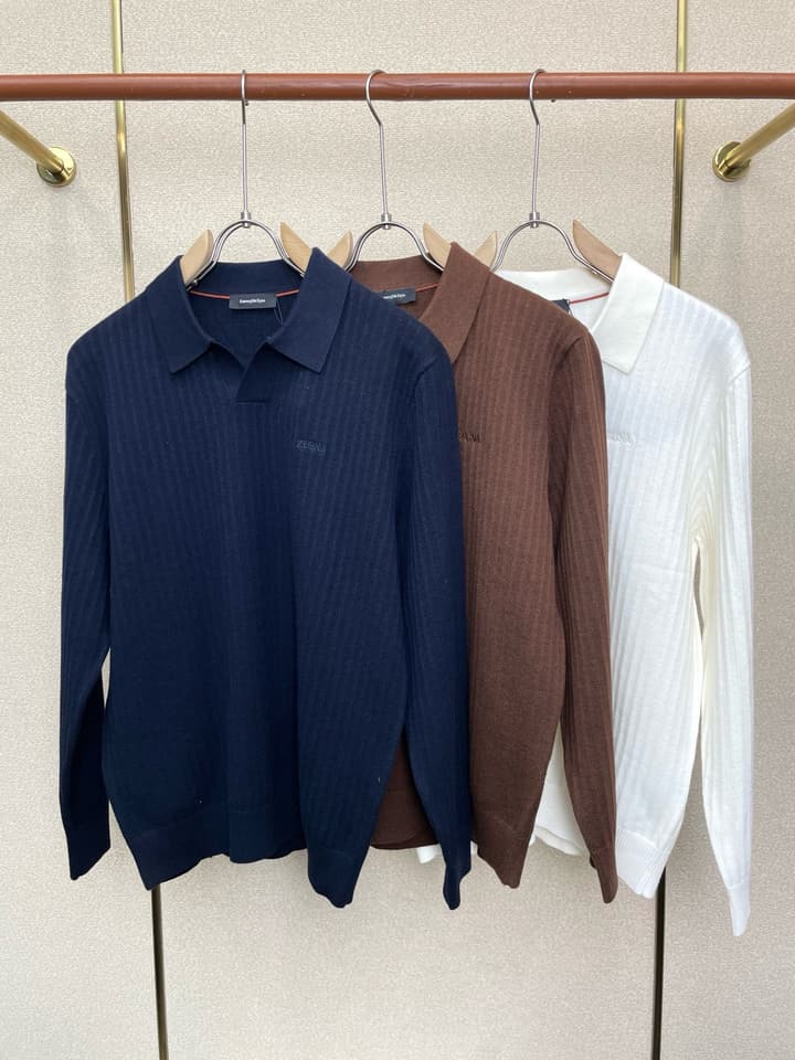 Zegna Men's Casual Knit Sweater