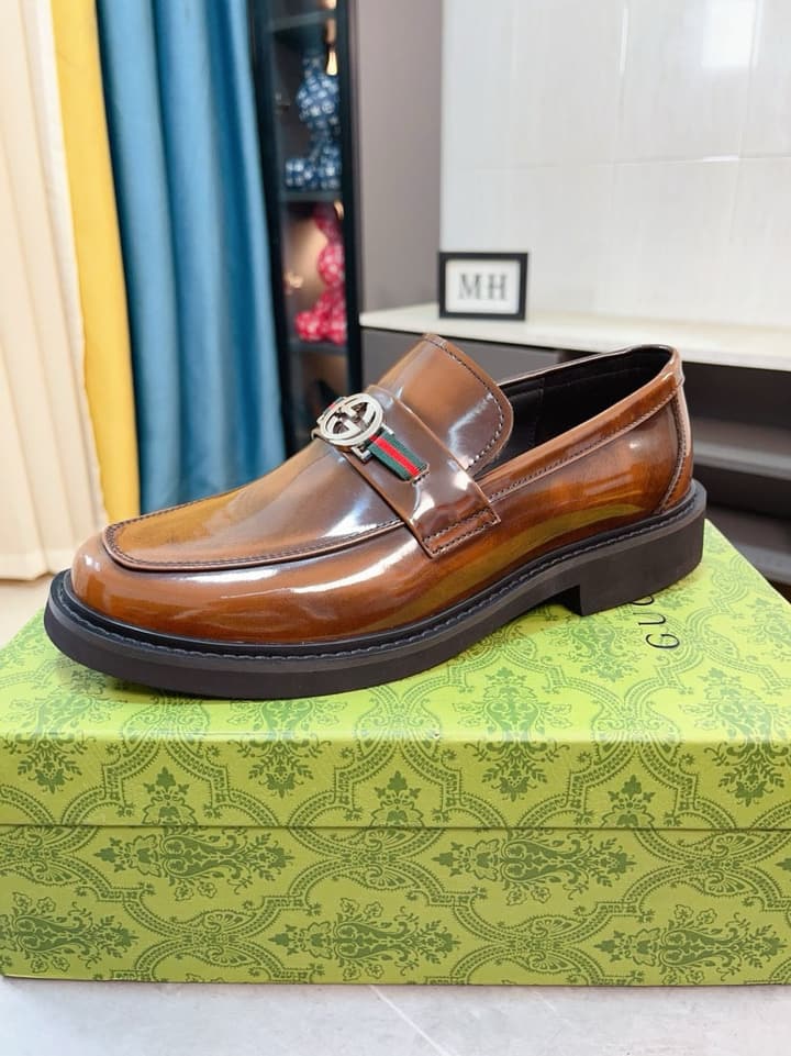 Gucci Men's Formal Leather Shoes – New Collection