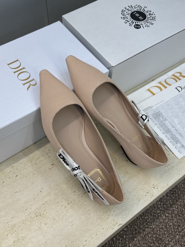 Dior J'Adior Webbing Bow Pumps – 2026 Early Spring Collection