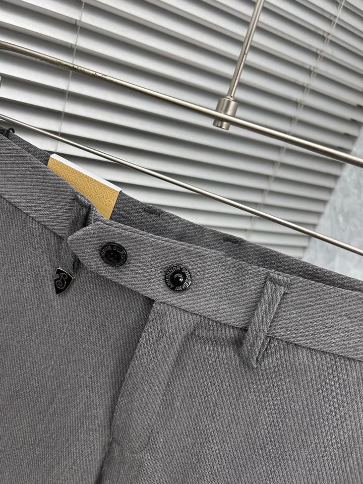 Burberry Tailored Casual Trousers – 2025SS in Camel Brown