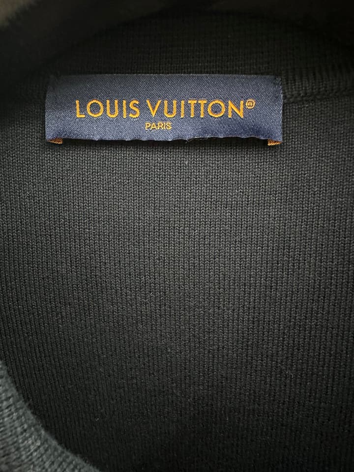 Louis Vuitton Jacquard Knit Jacket in Deep Navy Knitted Jacket