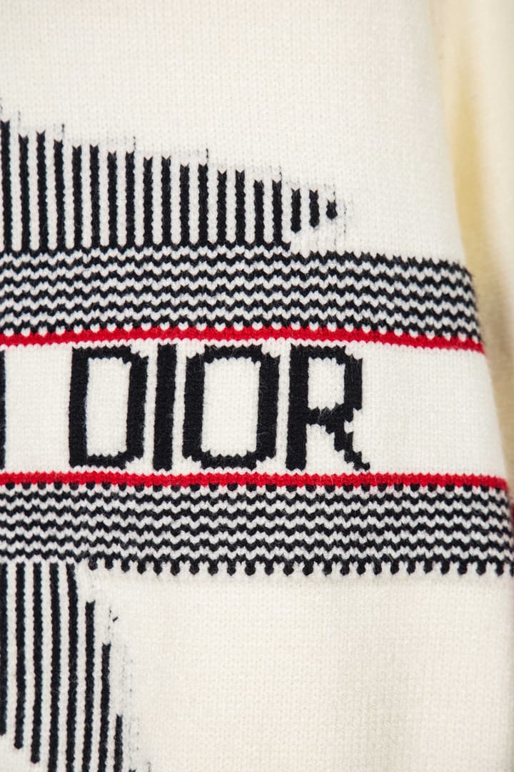Dior Peter Doig Ski Series Sailor Knit Sweater – 23FW in Grey