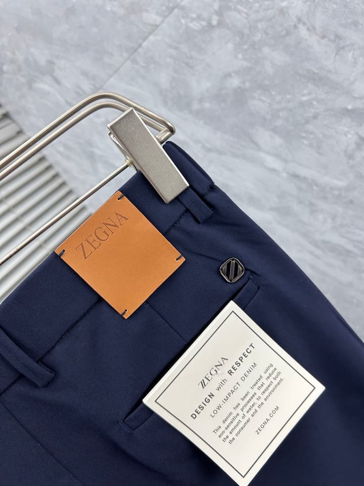 Zegna Custom Casual Trousers – 2025SS in Black