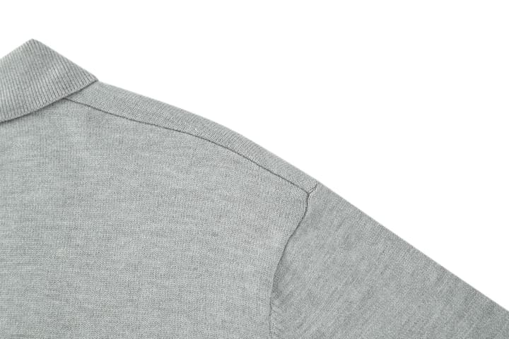 Celine Embroidered Triomphe Knit Polo in Classic Black