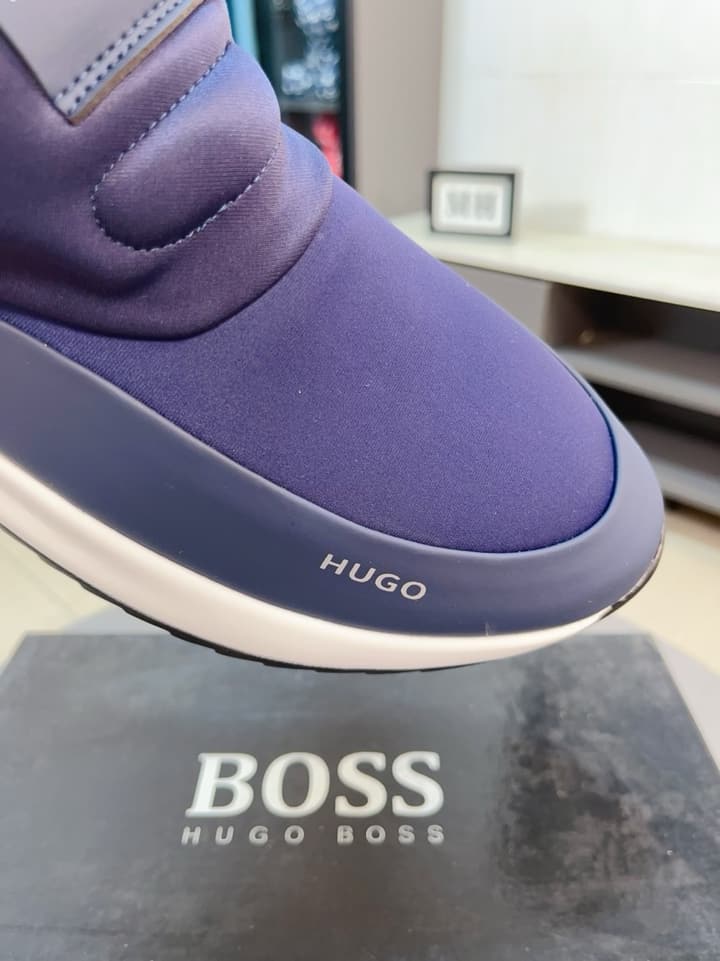 Boss Classic Suede and Waterproof Casual Sneakers