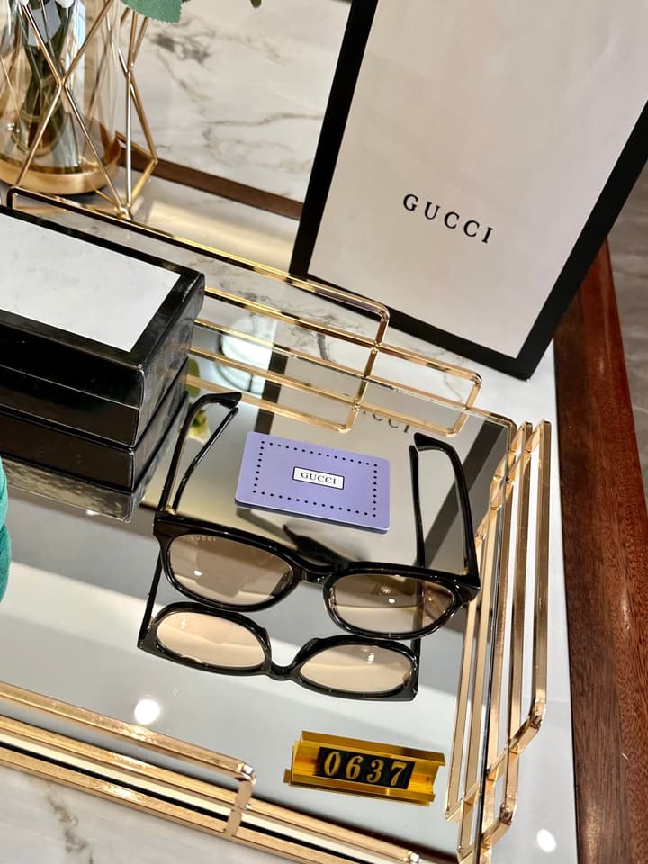 Gucci Polarized Sunglasses in Clear Lenses