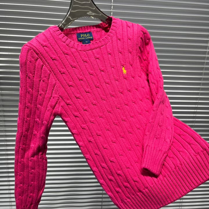 Ralph Lauren Embroidered Horse Cable Knit Sweater – Kids Collection in Navy Blue