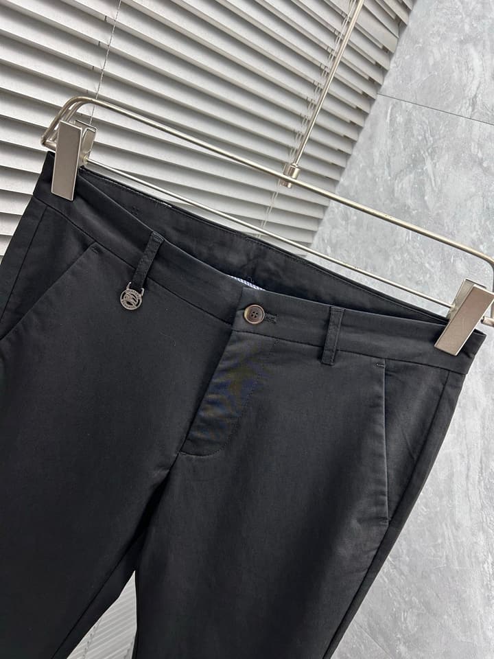 Burberry Tailored Casual Trousers – 2025SS in Camel Brown