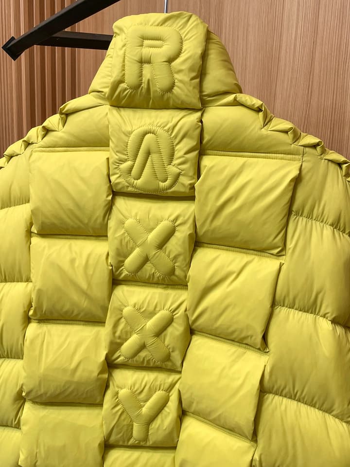 Moncler Stand Collar Embossed Down Jacket – Limited Edition in Black