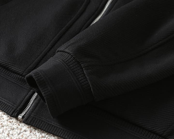 Dior Oblique Monogram Sweatshirt Jacket – 25SS Early Autumn Collection in Classic Black