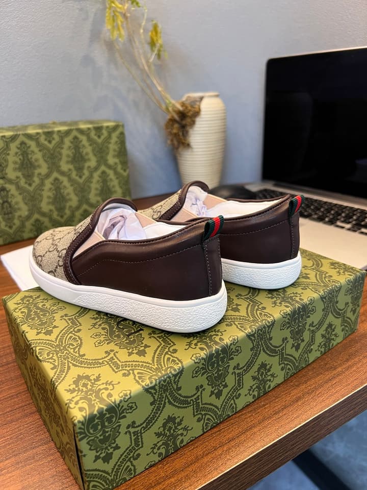 Gucci Kids Sheepskin-Lined Sneakers – Kids Collection
