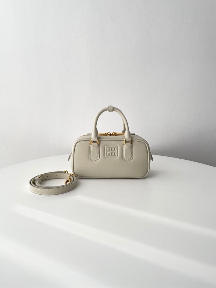 Miu Miu Bowling Bag in Black
