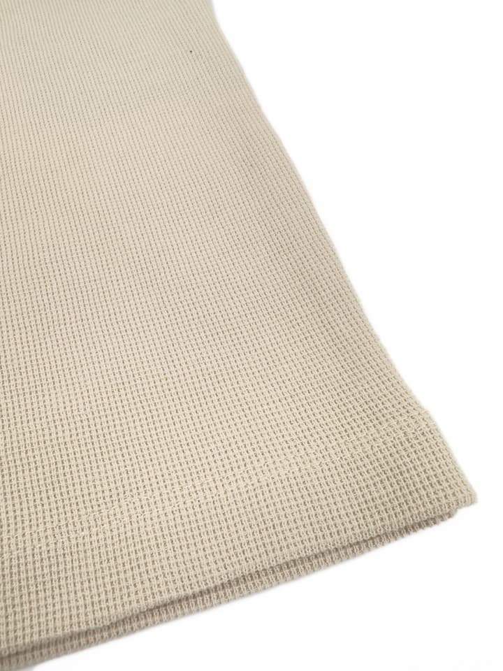 Prada Triangle Logo Waffle T-Shirt in Limestone Beige