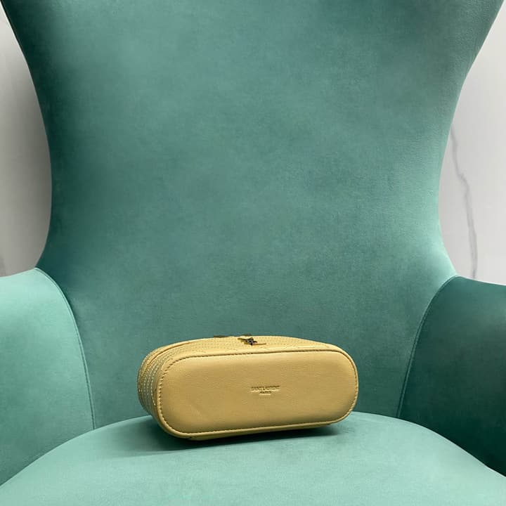 Saint Laurent Gaby Mini Vanity Bag in Apricot