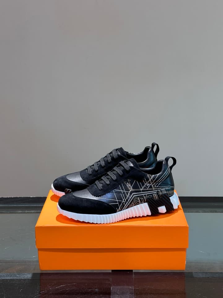 Hermès Bouncing Sneakers in Black 1