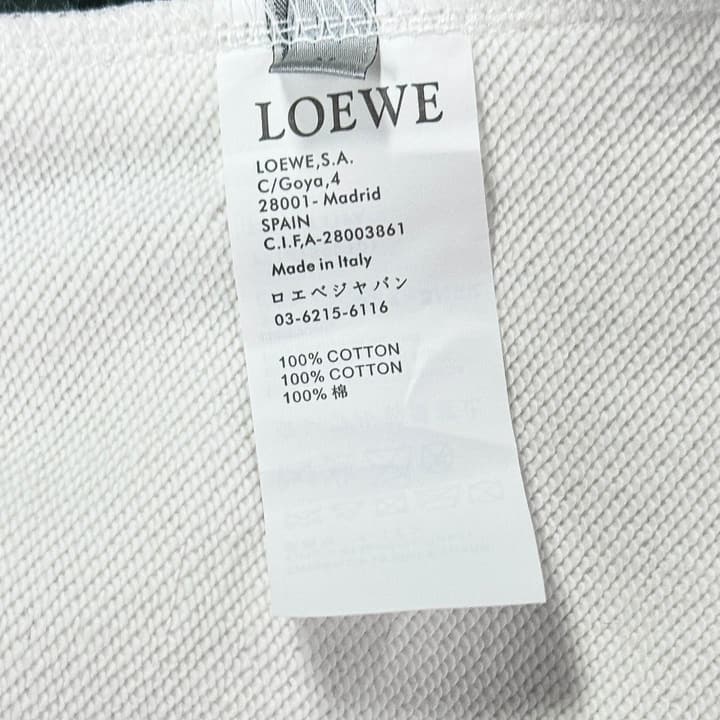 Loewe Classic Element Embroidered Shorts in Black With Blue Anagram Logo