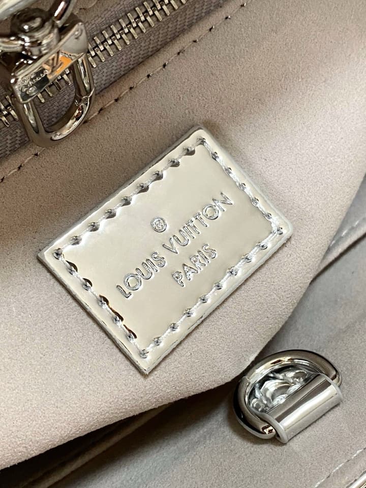 Louis Vuitton OnTheGo Small Tote Bag – LV Ski Series in Metallic Silver Monogram
