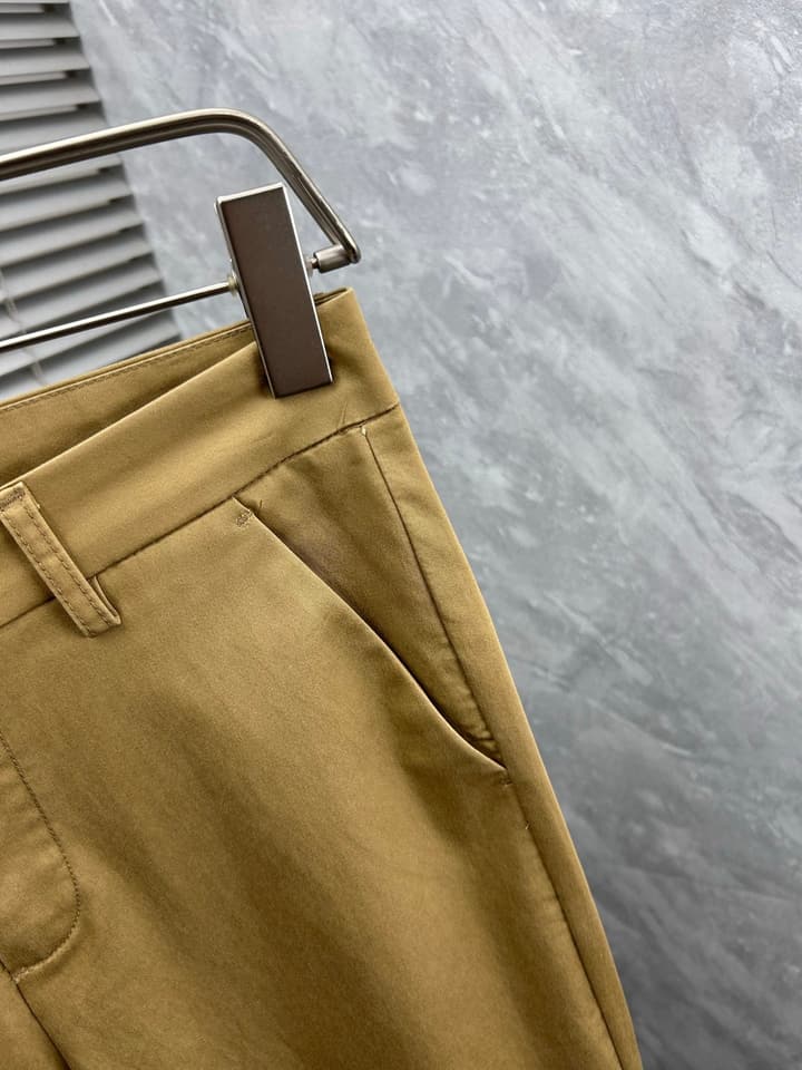 Burberry Tailored Casual Trousers – 2025SS in Camel Brown