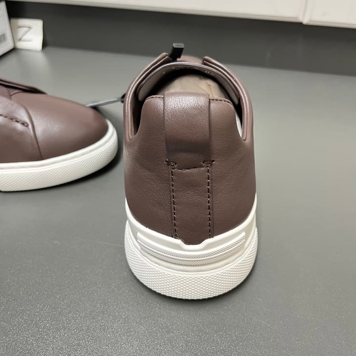 Zegna Triple Stitch Secondskin Luxury Sneakers