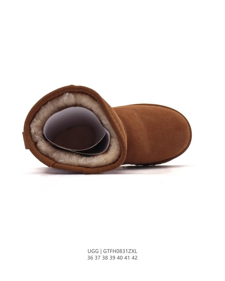 UGG Flat High-Top Wool Snow Boots