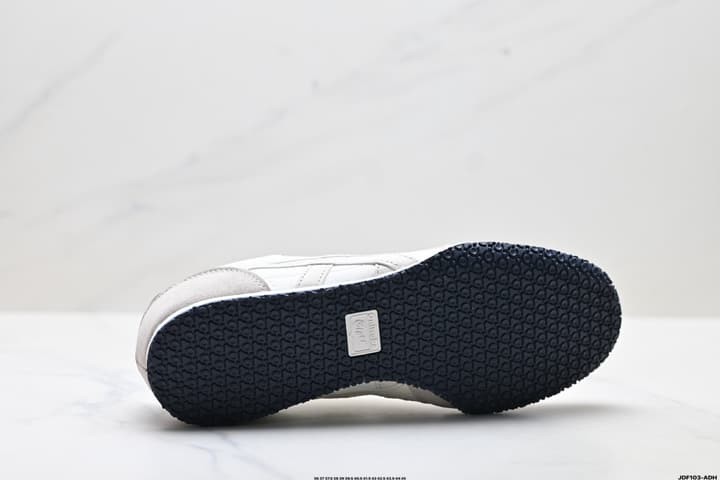 Onitsuka Tiger Serrano Nylon Retro Sneakers in Blue With White Stripes