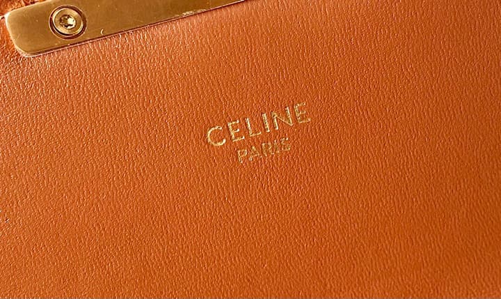 Celine Triomphe Monogram Tofu Shoulder Bag – 2020 Collection in Dark Triomphe Canvas