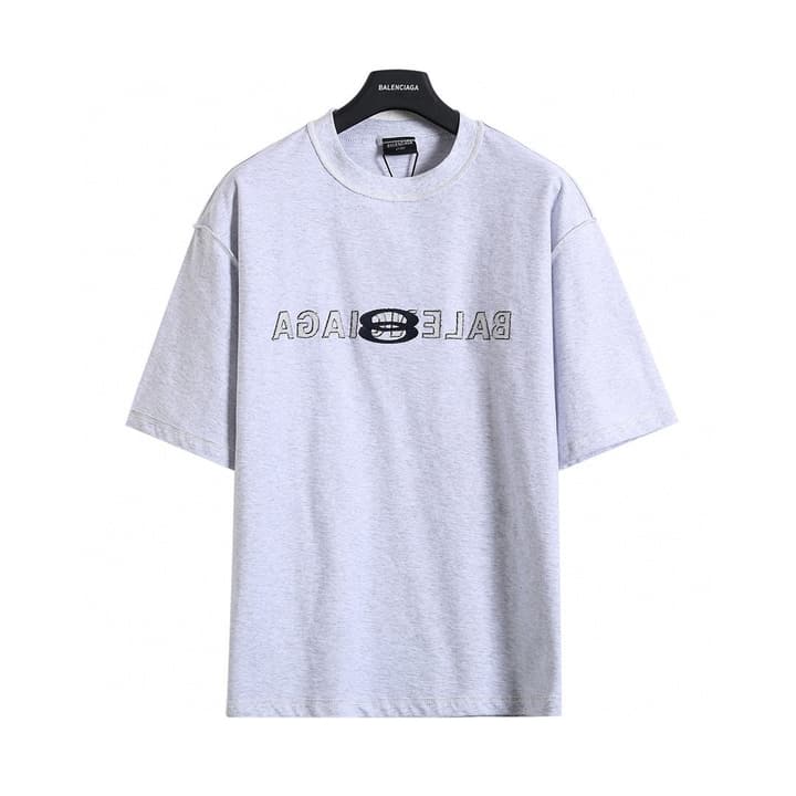 Balenciaga Double Ring Reverse Embroidery T-Shirt – 26SS in Black