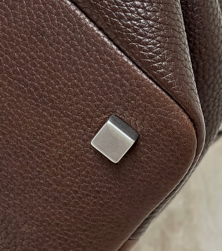 The Row Agnes 15 Leather Bowling Bag