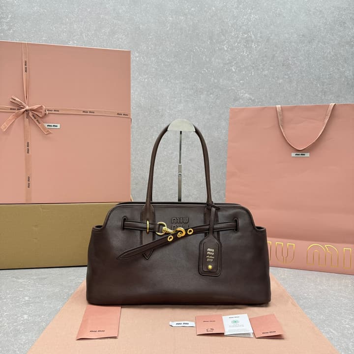 Miu Miu Aventure Small Sheepskin Shoulder Bag – 25SS