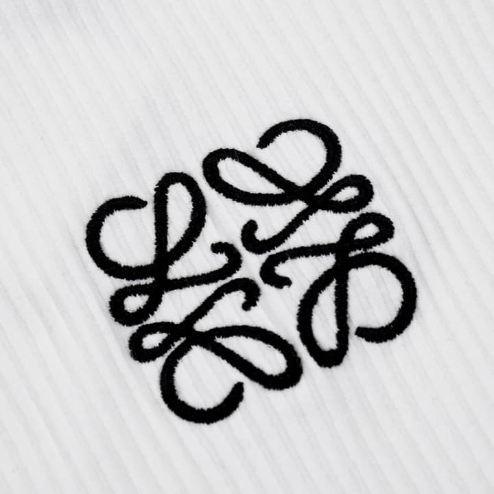 Loewe Classic Embroidered Tank Top – 2023SS in White