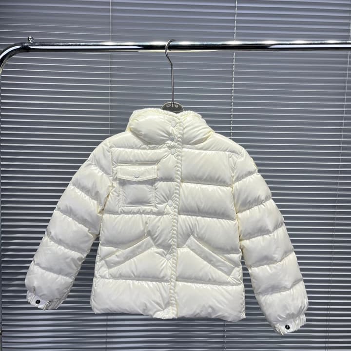 Moncler Kids Hooded Down Jacket – 25FW in Classic Black