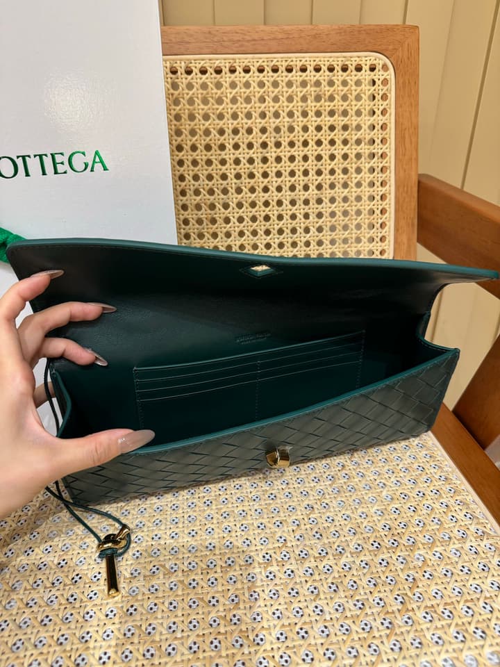 Bottega Veneta Andiamo Clutch Bag