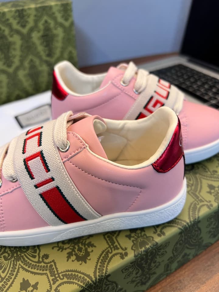 Gucci Kids Sheepskin-Lined Sneakers – Kids Collection