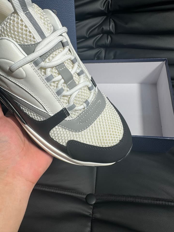 Dior B22 Calfskin Sneakers in Black
