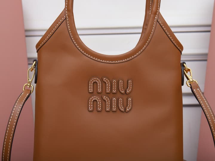 Miu Miu Mini Tote Bag in Black