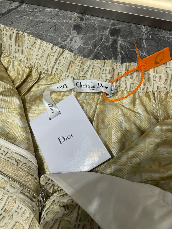 Dior Jacquard Belted Skirt-Shorts – 2024 Collection
