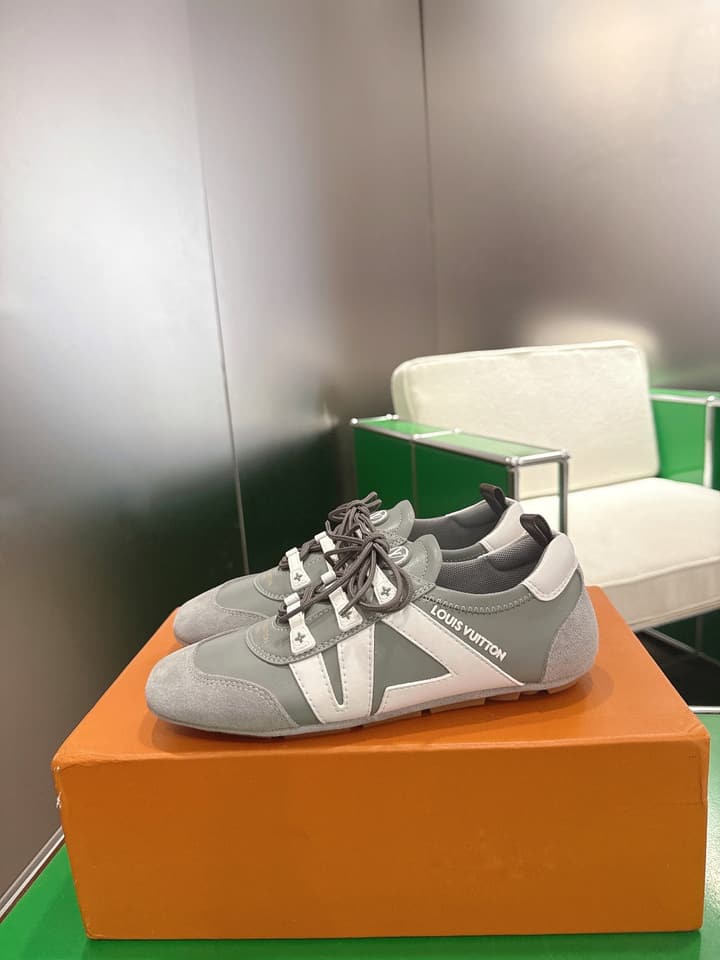 Louis Vuitton Sneakerina Ballet Sneakers in Chocolate Brown