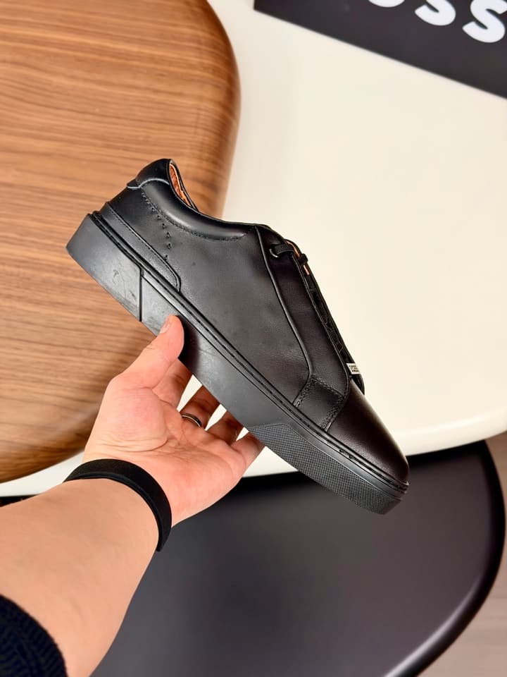 Boss Men's Casual Leather Sneakers