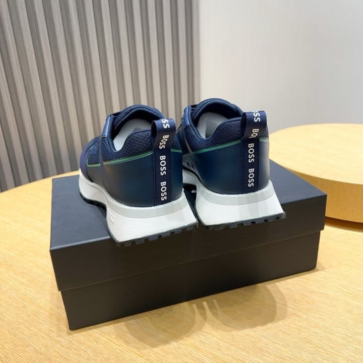 Boss Men's Luxury Sport Sneakers in Black