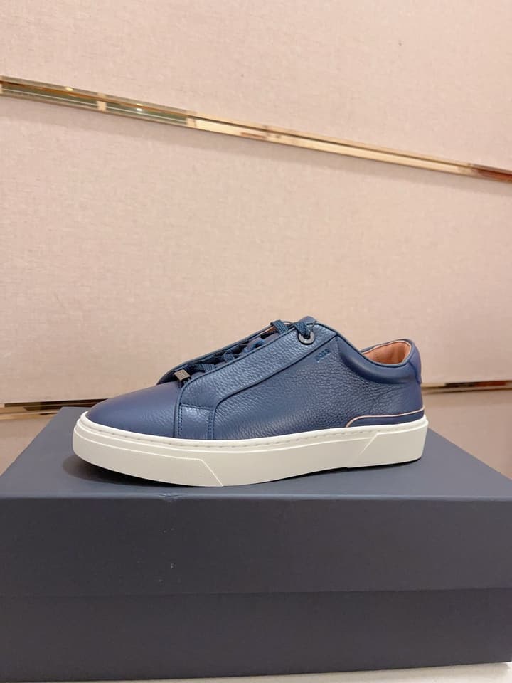 Boss Premium Casual Men's Sneakers in Black Monochromatic